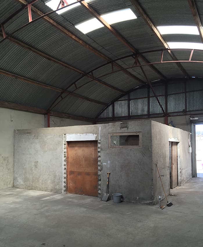 All cleared and ready, tidy looking isn’t it?