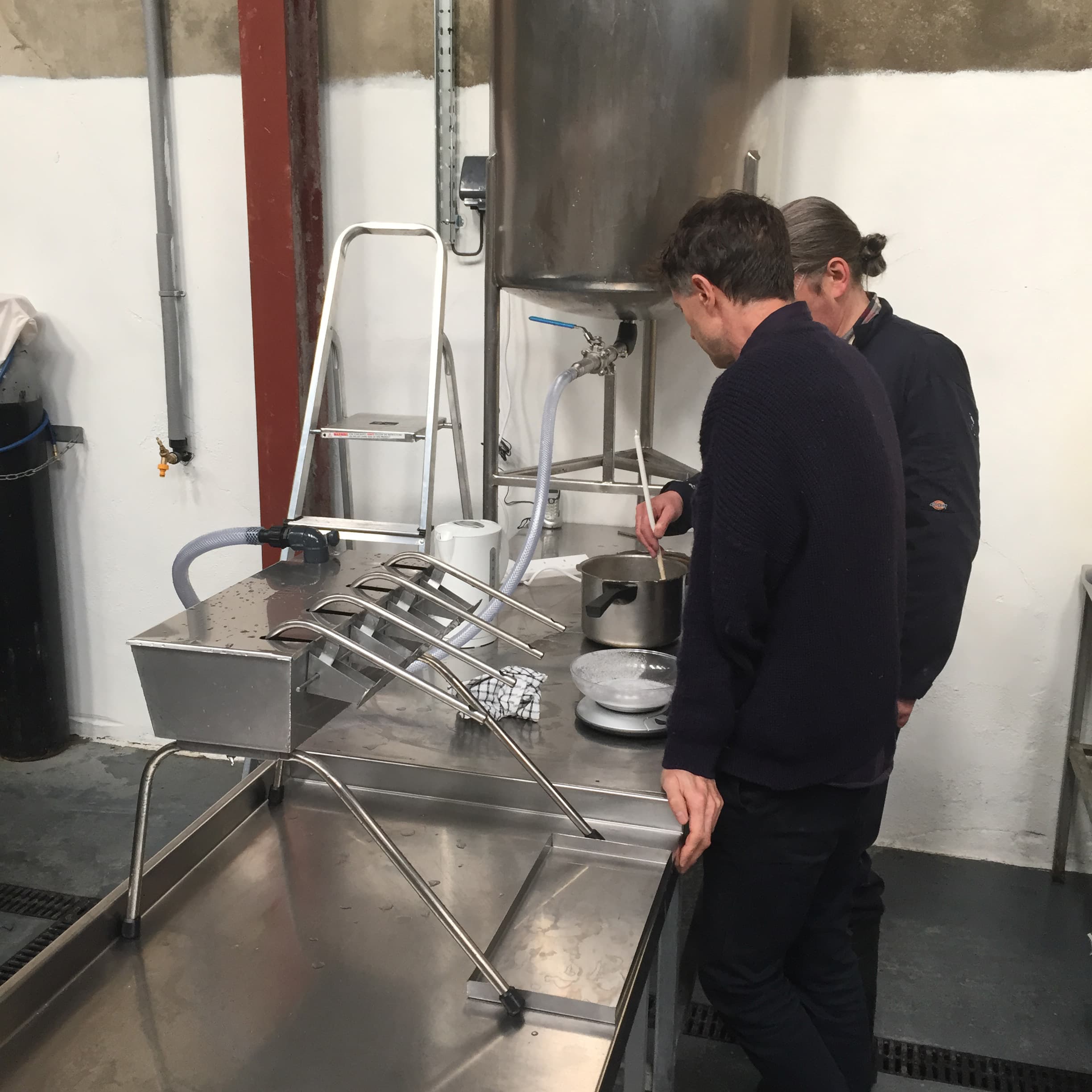 Getting ready to bottle