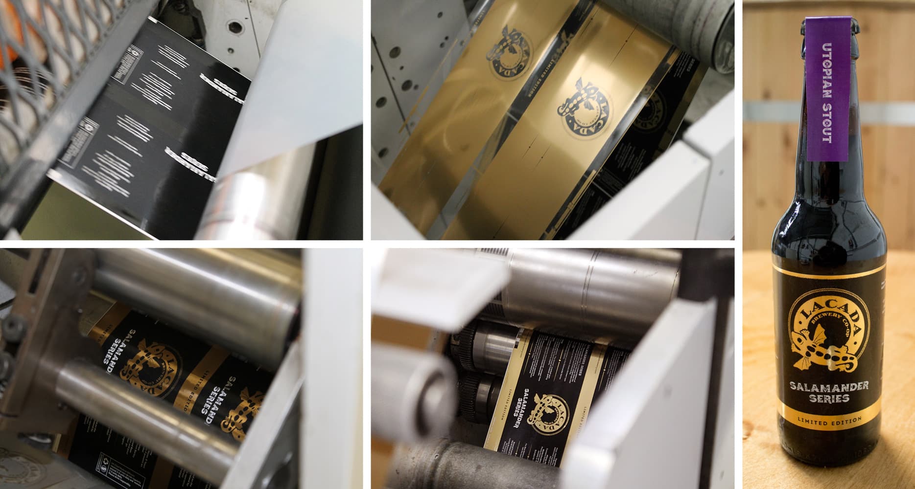 NuPrint and Lacada Salamander Series Labels